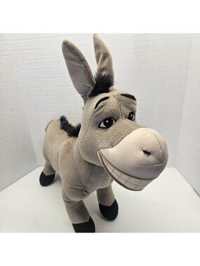 Shrek 2 Dreamworks 21" Donkey Jumbo Giant Stuffed Animal Plush 2004 Hasbro 05808